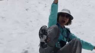 Sliding Down From Helen Lake