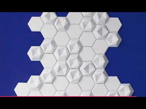 Vidéo: Edgy Hexagonal Concrete Tiles Construction Paysages Décoratifs