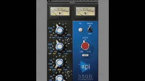 API 550B WAVES VS API 550B HARDWARE - PROTOOLS HD INSERT
