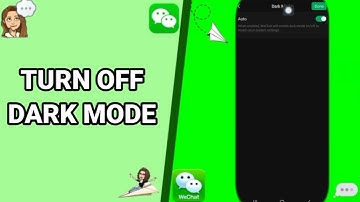 How To Turn Off Dark Mode On WeChat App