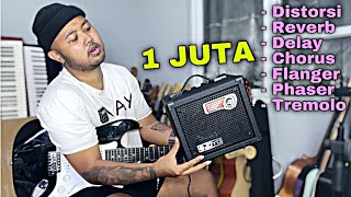 Ampli Mini Gitar Listrik Terbaik! Murah Cuma 1 Juta Udah Banyak Efeknya! Review Joyo DC-15