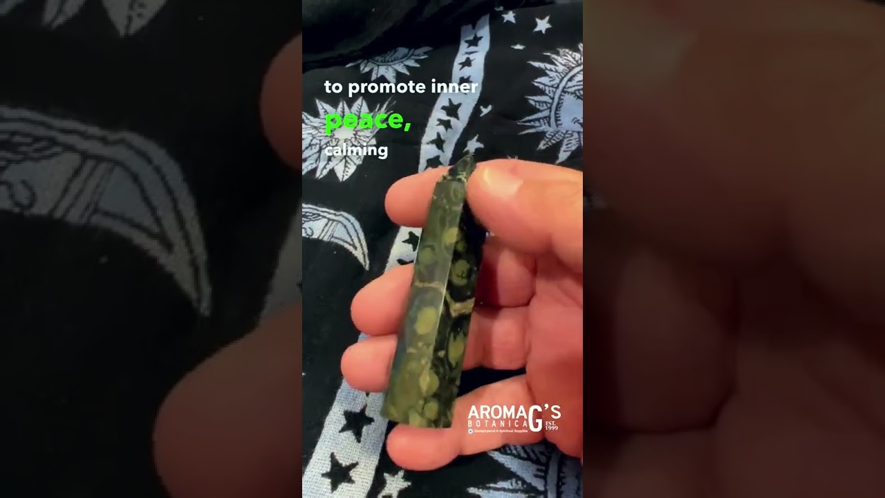 Metaphysical Properties of Crocodile Jasper Kambaba Jasper crystal