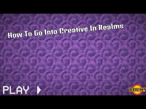How To Go Into Creative Mode In Realms - YouTube