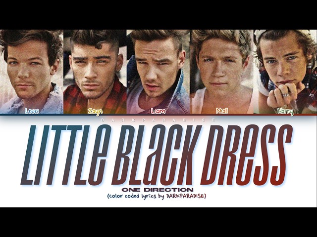 One Direction - 'Little Black Dress' (Color Coded Lyrics)