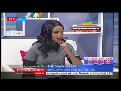 The Dawn Debate: Jayne Kihara And Jeremiah Kioni Back In Active Politics