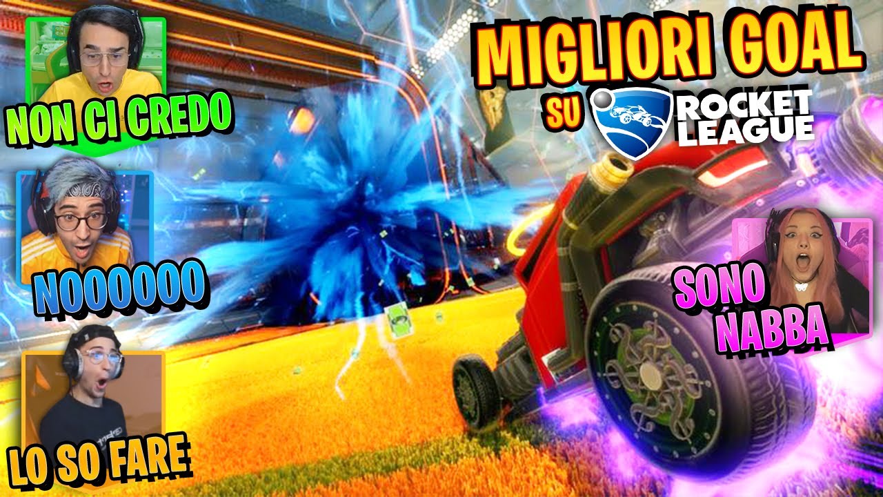 GLI ONES e KAAAT REAGISCONO AI MIGLIORI GOAL su ROCKET LEAGUE!