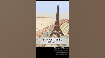 Eiffel Tower Construction Sequence Timelapse