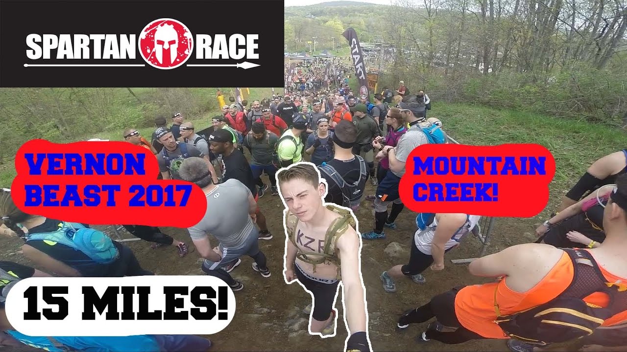 Spartan Race Beast 2017 Vernon NJ (all obstacles) YouTube