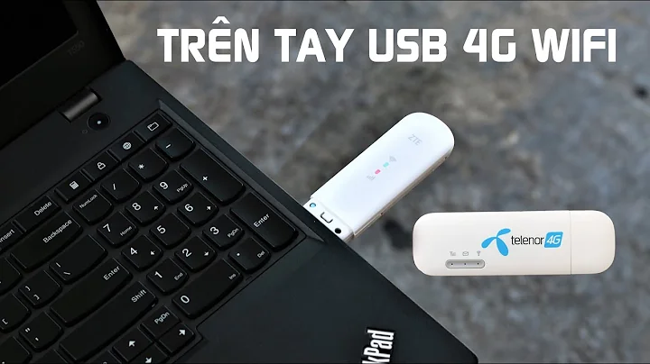 Trên tay & HDSD USB 4G Wifi Huawei E8372 và ZTE MF79U