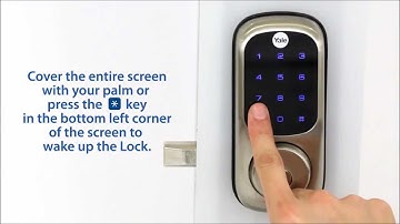 How To Use The Touchscreen Deadbolt Lock