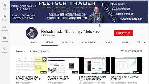 2 BOTS DOWNLOAD 100% FREE BIG UNDER PLETSCH TRADER + PLETSCH TRADER CALL E PUT IN BINARY.COM