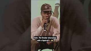 Tyler, The Creator interaction with a Squirrel!🐿😭