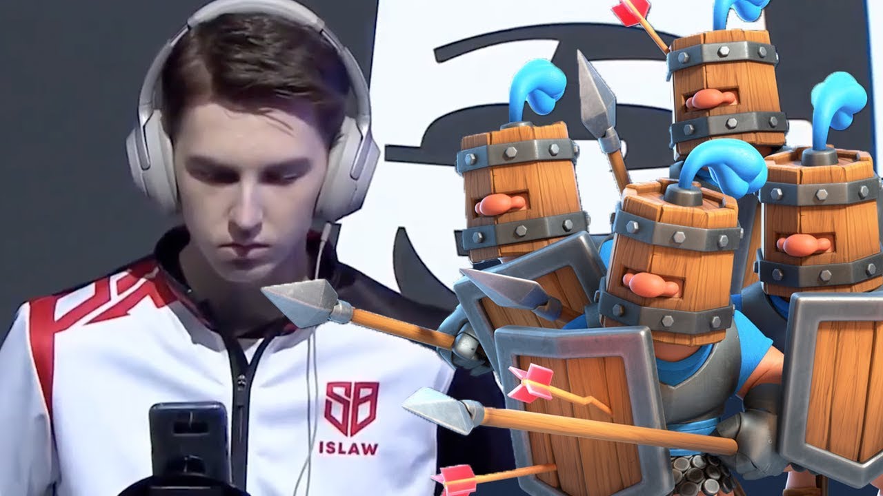 【クラロワリーグ】変態デッキの使い手同士が対決するとこうなります。見習い親衛隊やばすぎ！！