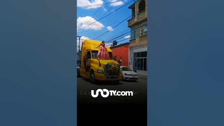 ¡Adiós, limusina! Quinceañera llega en tráiler a misa de XV años: video