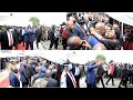 ARRIVEE DE FELIX TSHISEKEDI A L ' HOPITAL DU CINQUANTENAIRE : ALELI JACOB KABEYA BOURGOUMESTRE ADJOINT DE LA N ' SELE ( VIDEO )