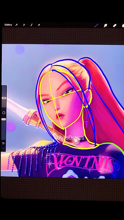 Drawing Mira from Kpop Demon Hunters✨🎀