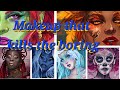 Colour with me Makeup that Kills the Boring compilation 8/8 pictures in Happy Color App