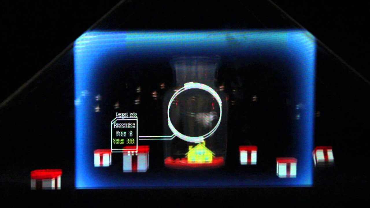 Hologram Using Animation Hologram animation v3 - YouTube