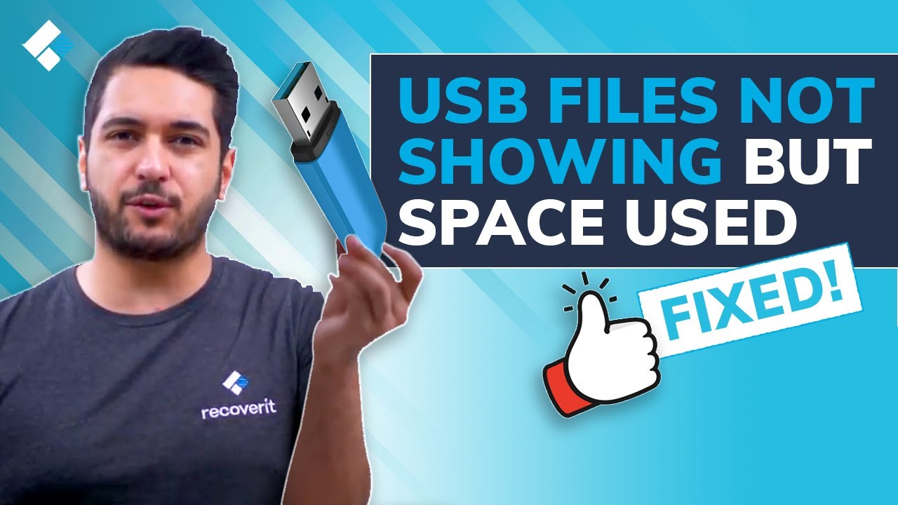 How To Fix Usb Files Not Showing But Space Used Issue? [5 Solutions]