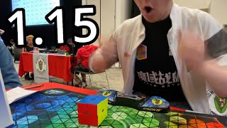 1.15 Official 2x2 Average! (NAR2 WR9)