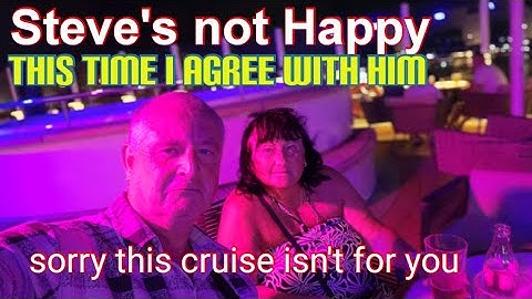 SORRY THIS CRUISE WASN`T FOR YOU  / WE FEEL THIS HAD TO BE SAID