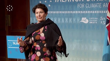 Samantha Smith at the Talanoa Talks