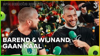 Barend en Wijnand halen €50.000 op en gaan kaal | 3FM Serious Request 2023 | NPO 3FM