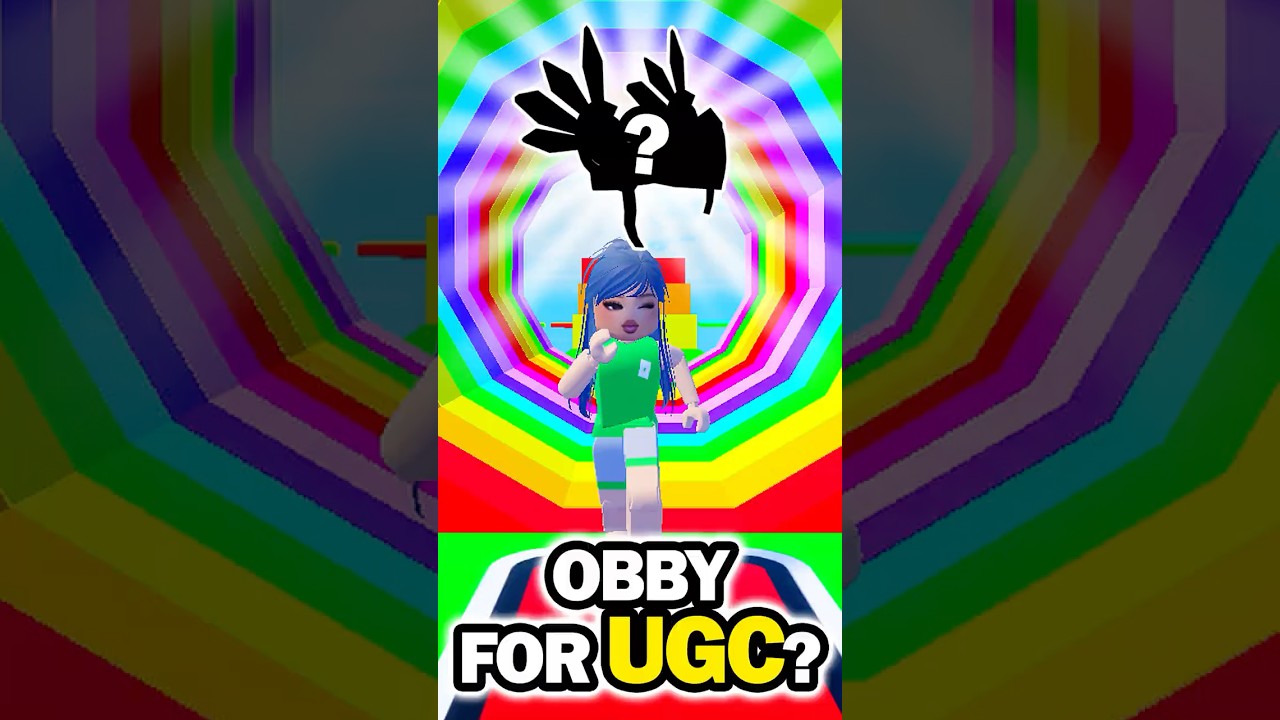 BEATING AN OBBY for *FREE UGC* on ROBLOX?! 