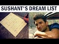 Sushant Singh Rajput's 50 Wishes He Wanted To Do Before Passing Away, DREAM Bucket List REVEALED