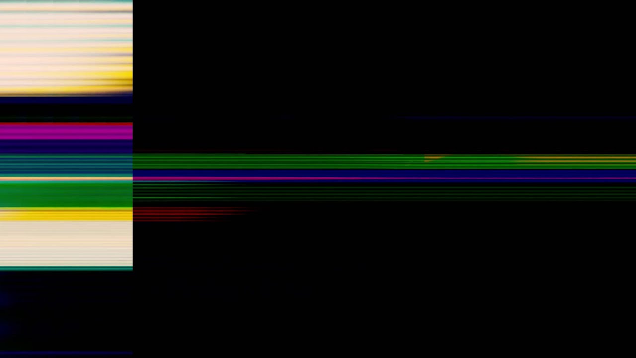 Broken Monitor Glitch Stripes - Digital Malfunction - Overlay Loop ...