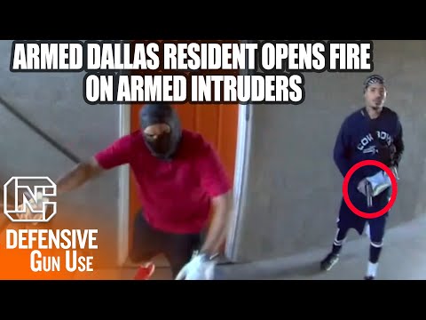 Watch Armed Resident Open Fire On Intruders Posing As Maintenance Workers