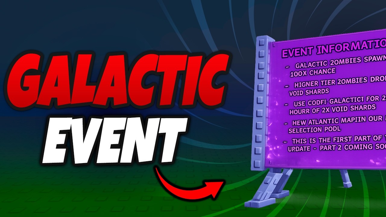 GALACTIC EVENT In SURVIVE ZOMBIE ARENA Roblox Atlantis Map And Best 