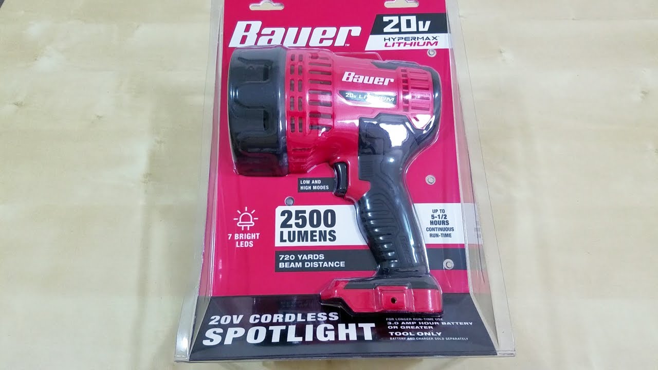 Bauer 20V Cordless Hand Vacuum - Tool Only