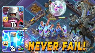 Easiest Ground Strategy for Legend1 | ZapQuake + Rocket Backpack + Throwers | Clash of Clans screenshot 5