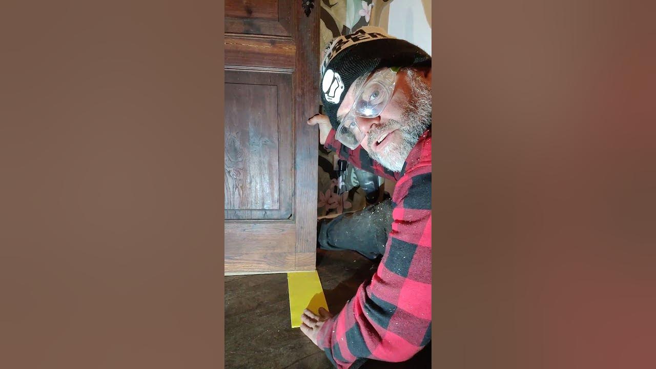 Trim DOOR without taking it off. YouTube