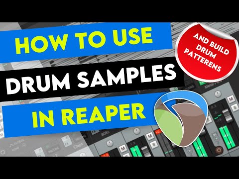 How to Use Drum Samples in REAPER (Building a Full Drum Pattern!)