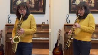 The Prayer- Celine Dion and Andrea Bocelli- soprano sax and alto sax cover