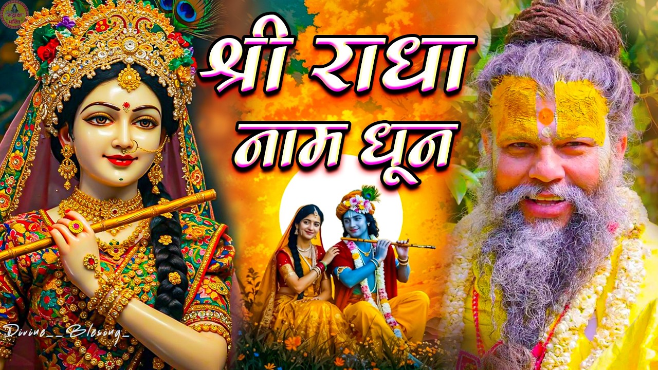 श्री राधा श्री राधा नाम जप 1008 Baar | Radha Naam Dhun Premanand Ji Maharaj | Vats Bandhu Radha Dhun