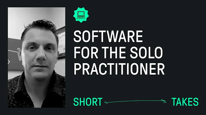 Software for the solo practitioner (with Phillip Hanks)