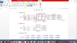 Multiple Linear Regression Part 2 (Example Question)