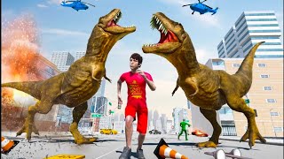 Angry Dinosaur City Rampage - Android Gameplay Walkthrough || Angry Dinosaur City Rampage Gameplay screenshot 1