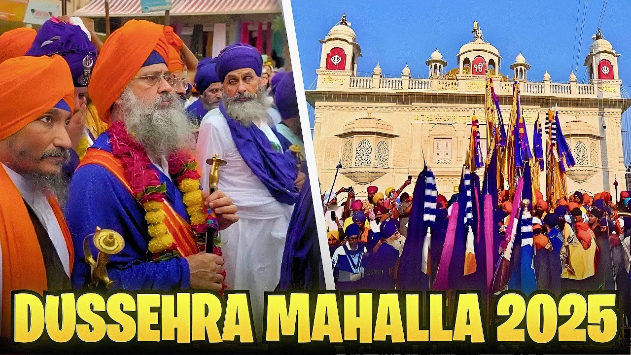 DUSSHERA MAHALLA 2025 || TAKHAT SRI HAZUR SAHIB JI || HORSE STABLE NANDED