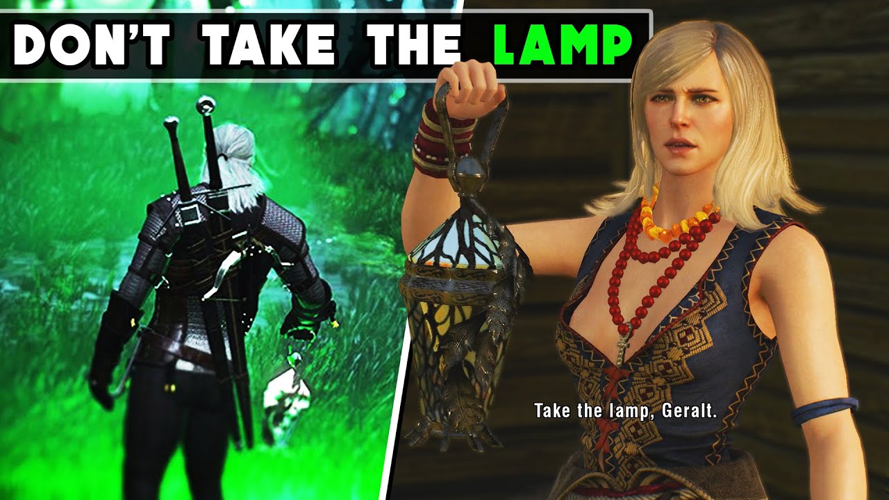 Witcher 3 What if Geralt REFUSES Keira's Magic Lamp? YouTube