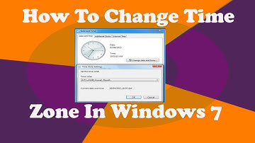 How to Change Time Zone in Windows 7