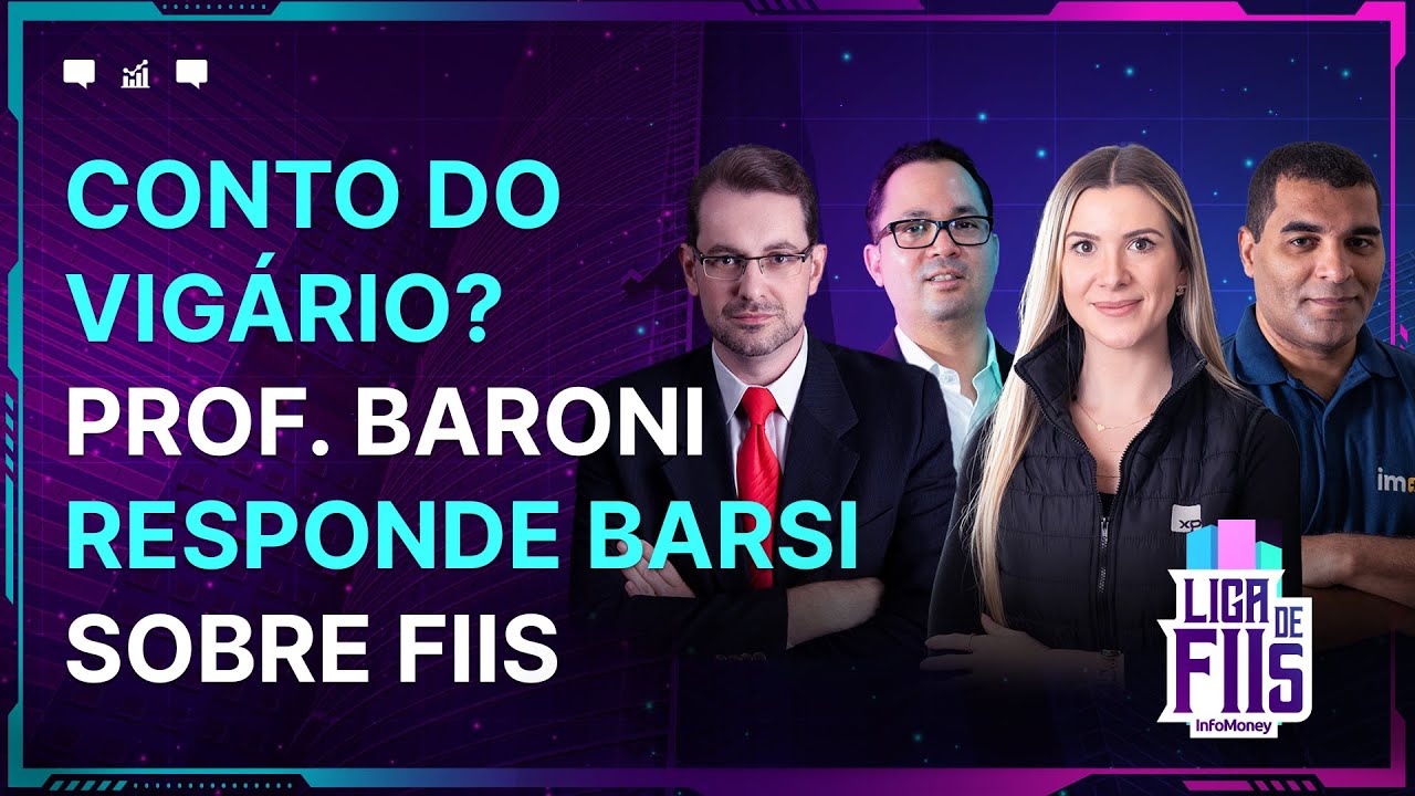 Conto do vigário? Prof. Baroni responde Barsi sobre polêmica com FIIs