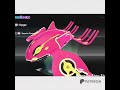 Color change between Groudine and Kyogre - PLZA Dex