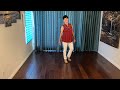 Señorita La La La line dance demonstration and tutorial by Stephie