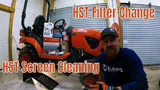 How Much Fluid Will I Lose? Change HST Filter - Screen Tips - Kubota BX Maintenance Series Part 1