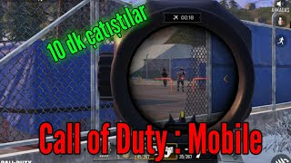 Call of Duty Mobile : Battle Royale one man squad (Botlar neredeyse 10dk çatıştılar.)