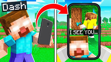 Using SNAPCHAT To Troll My Friend in Minecraft…